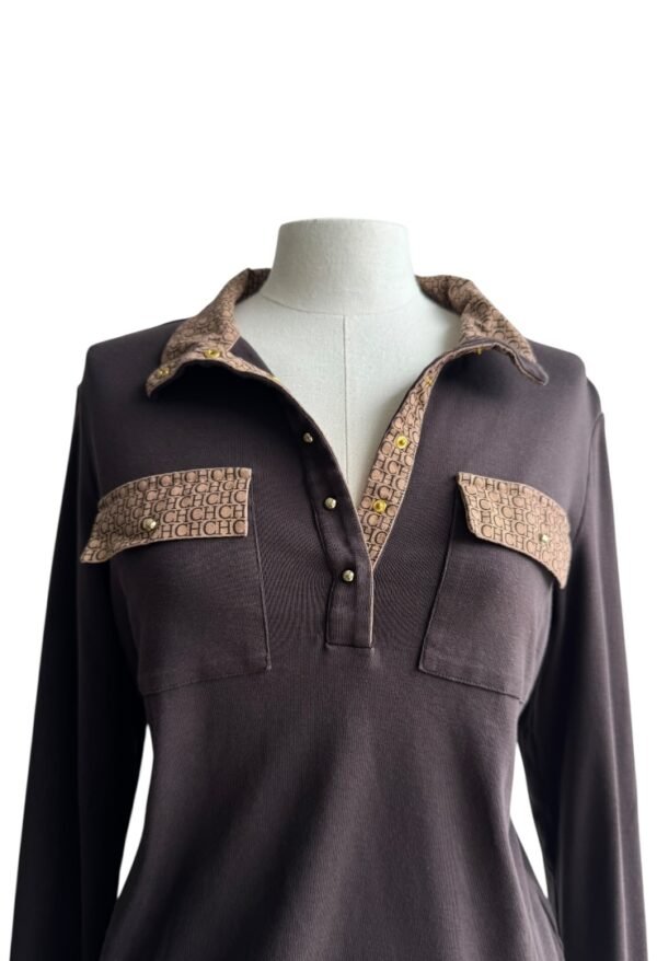 CAROLINA HERRERA - POLO BROWN MOMOGRAM - Image 10